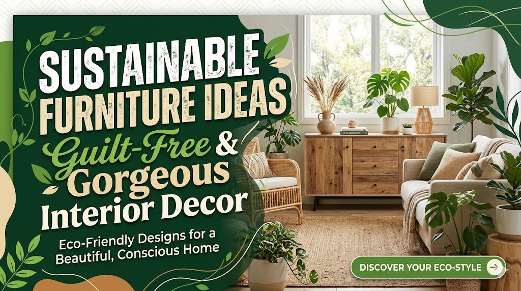Sustainable Furniture Ideas - Guilt-Free & Gorgeous Interior Decor