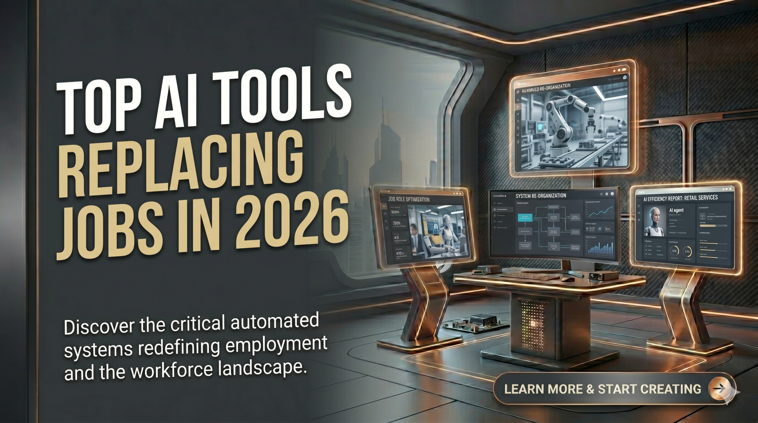 TOP AI TOOLS REPLACING JOBS IN 2026